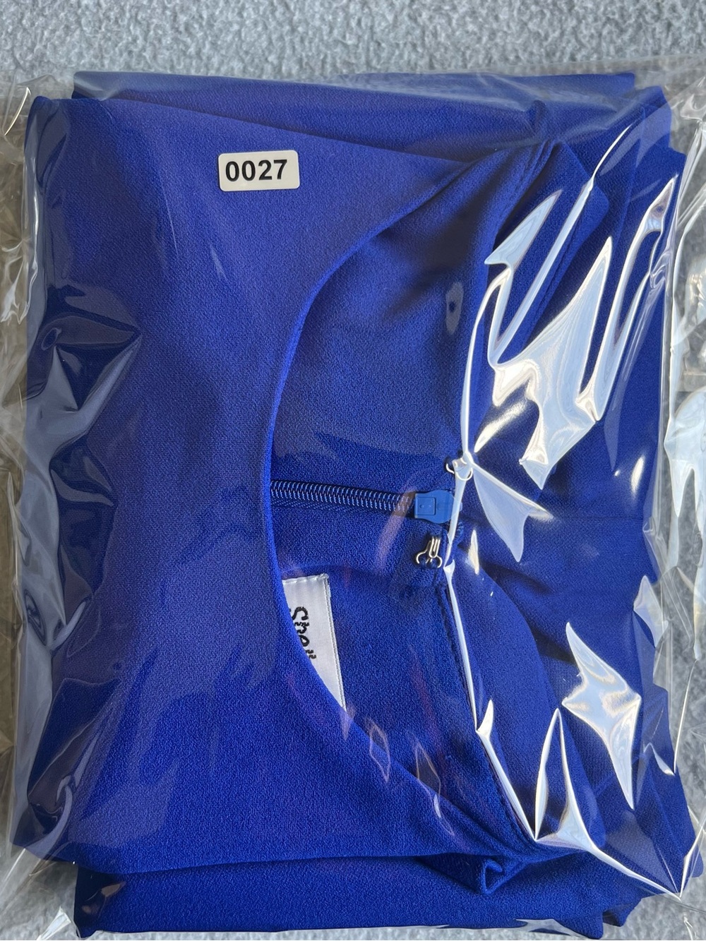 Shelby & Palmer Cobalt Blue Sleeveless Sheath Dress with Gold Buttons Size 8 - Picture 8 of 8